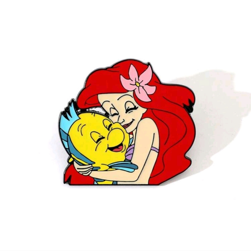 Disney Ariel with Flounder Pin